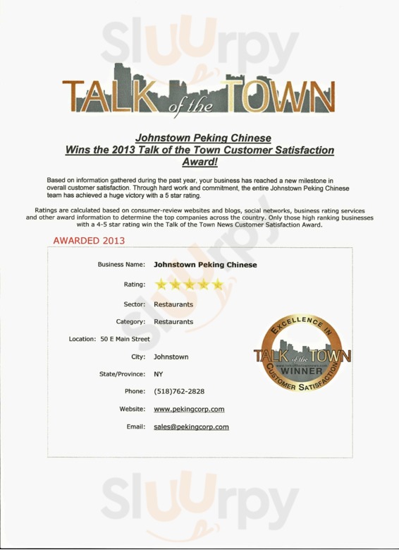 Johnstown Peking Restaurant