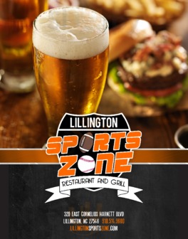 Lillington Sports Zone Restaurant And Grill, Lillington