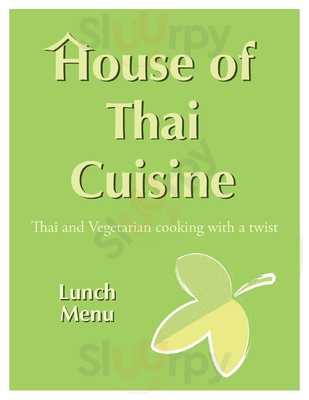 House Of Thai Cuisine menu