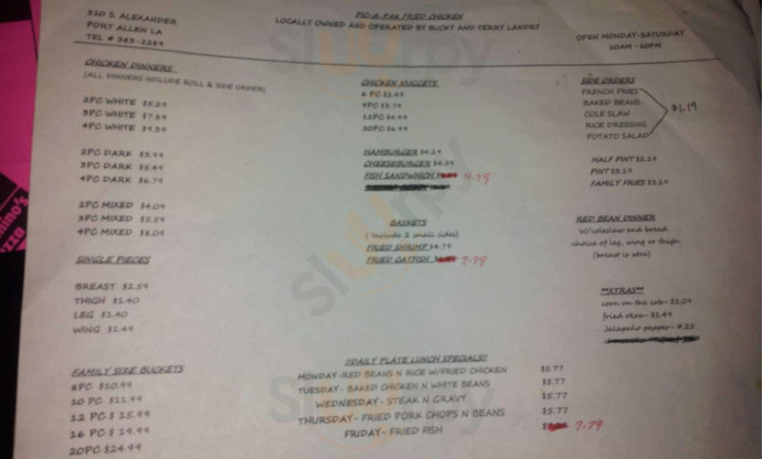 Pic-a-pak Fried Chicken