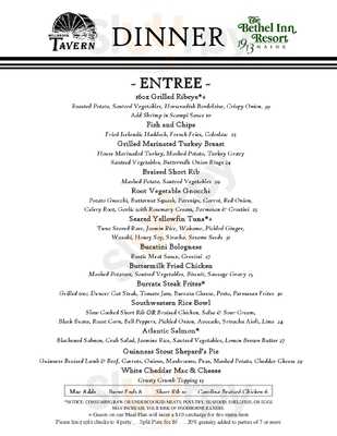 The Bethel Resort & Suite's Millbrook Tavern & Grille