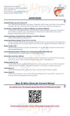 Fantail Seafood & Steakhouse
