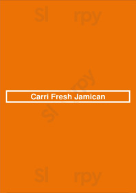 Carri Fresh Jamican menu