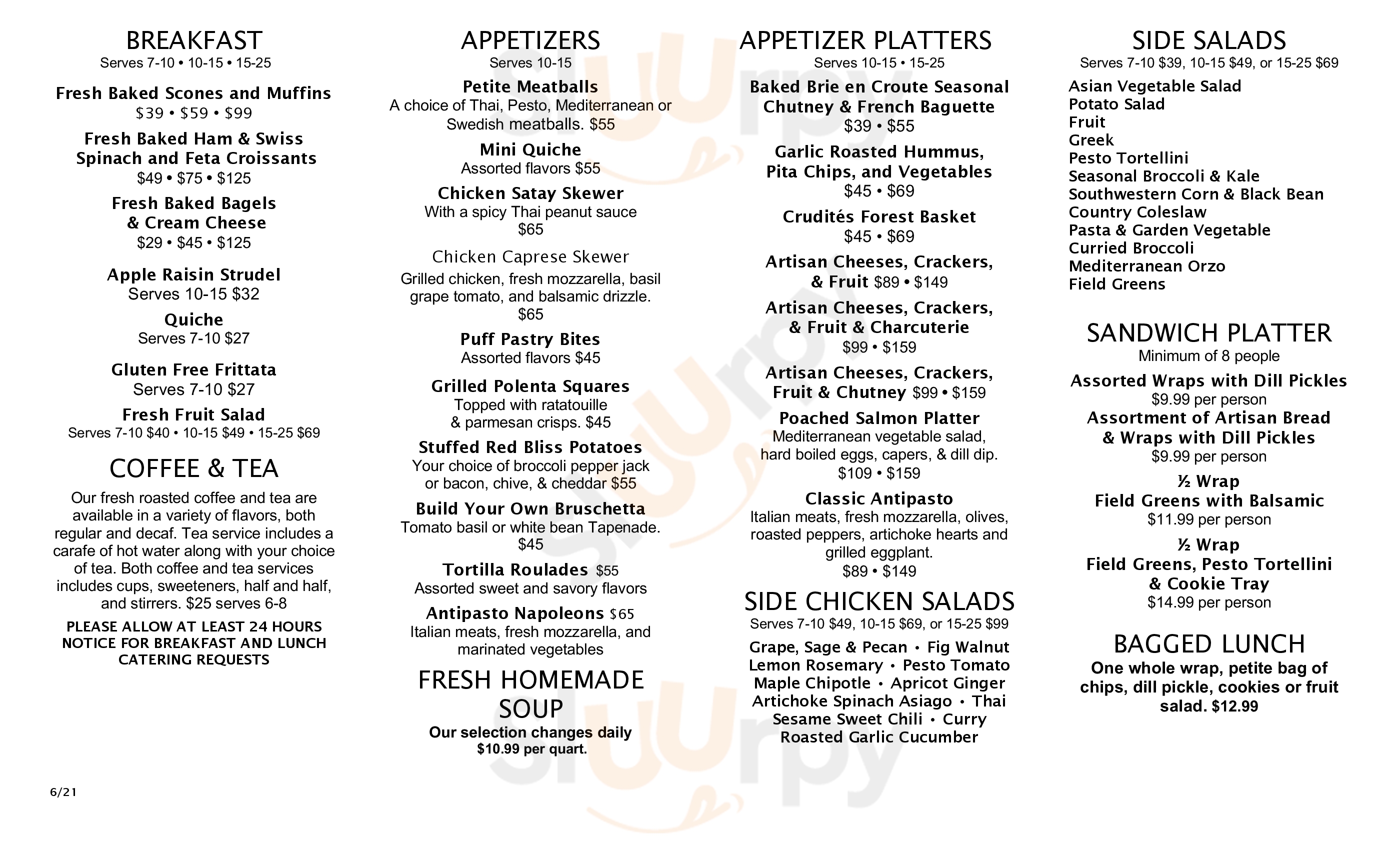 Main Menu - Twelve Pine
