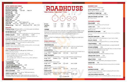 Roadhouse Pizza