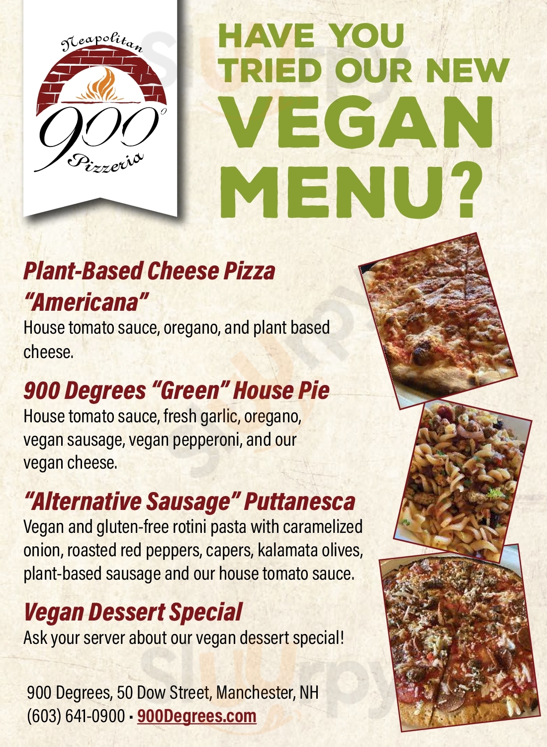 Main Menu - 900 Degrees Neapolitan Pizzeria