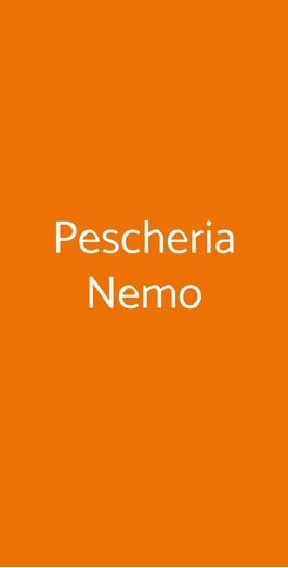 Pescheria Nemo, Roma