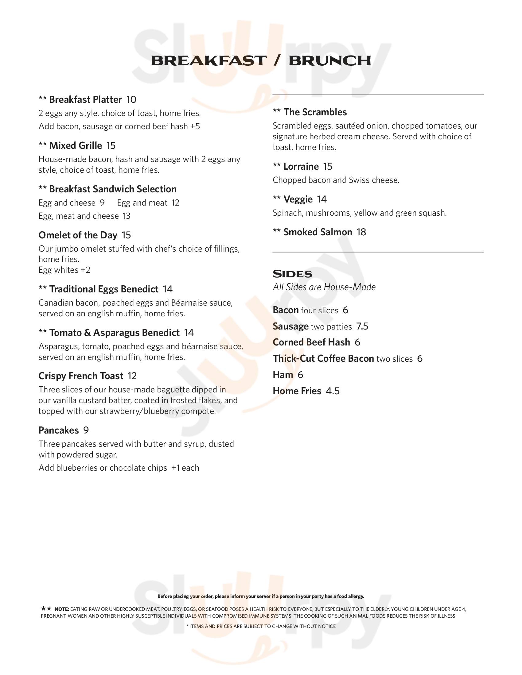 Leon's Cafe & Catering Barrington Menu - 1