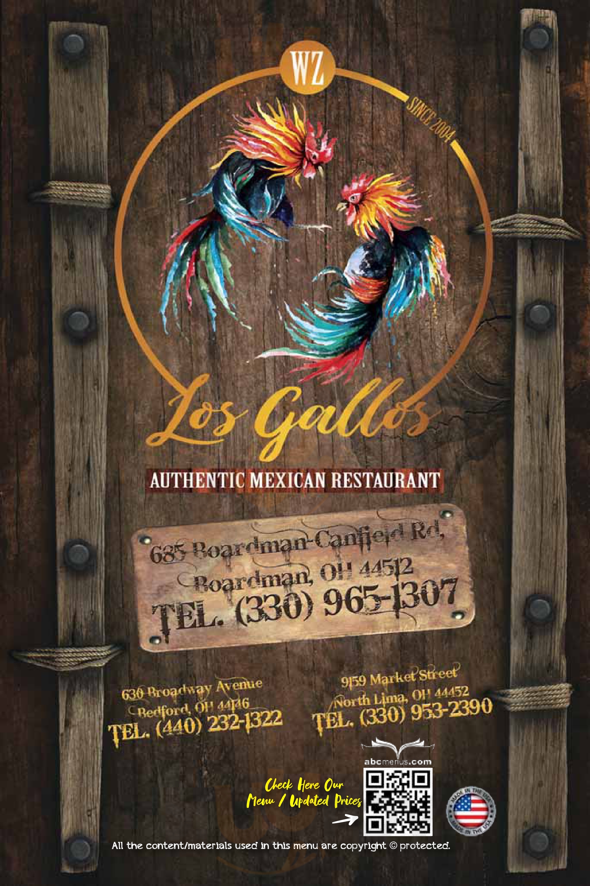 Main Menu - Los Gallos