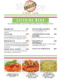Angelo's Pizzeria And Ristorante