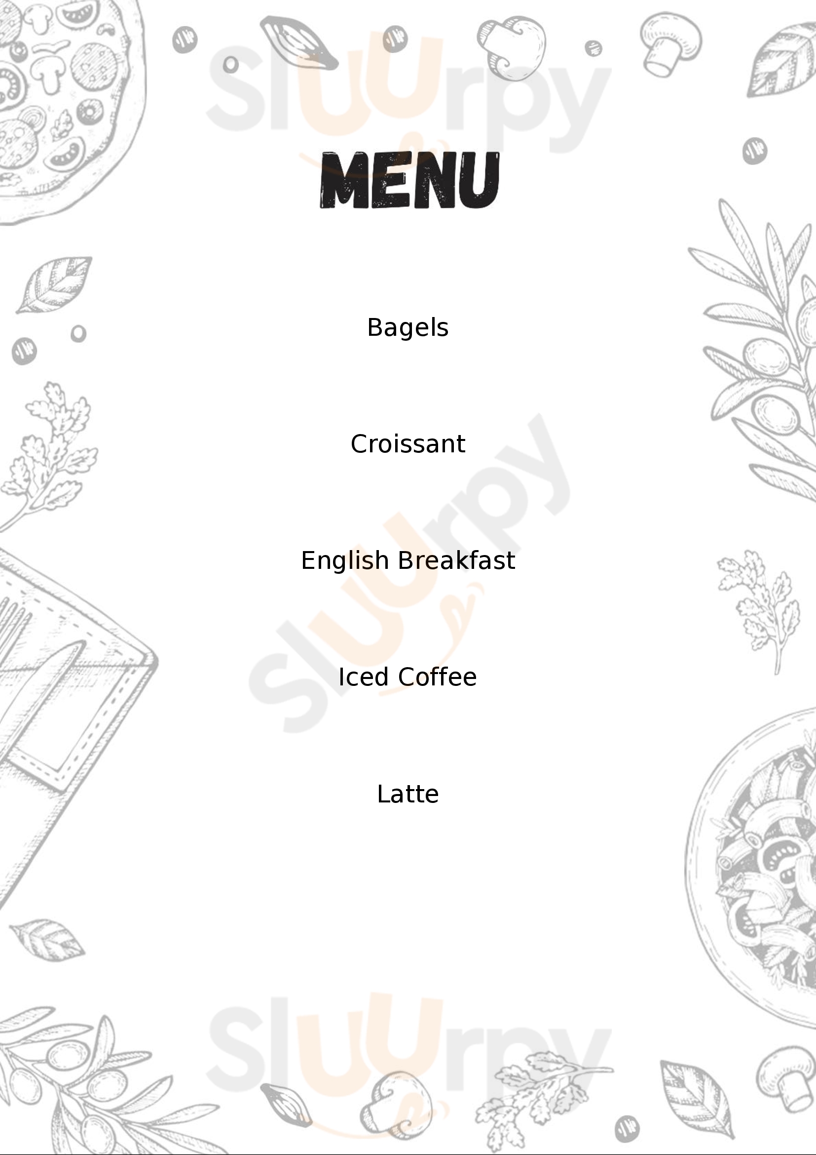 Menu Fuudies - Breaking New Grounds Coffee & Tea
