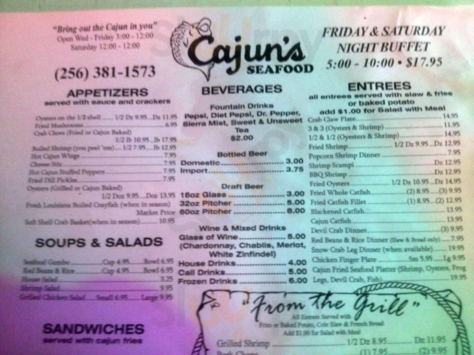 Cajun's Seafood