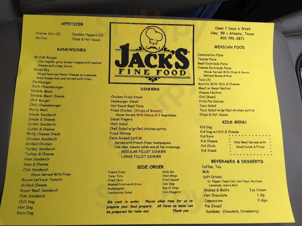 All - Jack's Fine Food