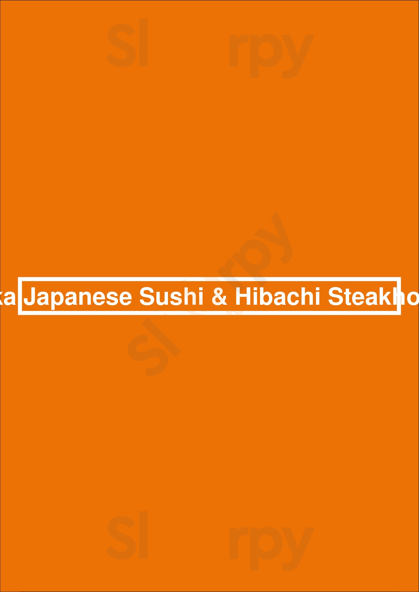 Ooka Japanese Sushi & Hibachi Steakhouse Montgomeryville Menu - 1