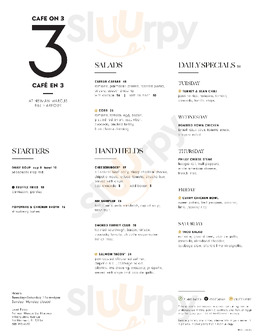 Zodiac At Neiman Marcus menu