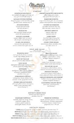 Matteo's Casual Italian Restaurant