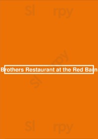 Brothers Restaurant At The Red Barn menu