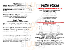 Villa Pizza