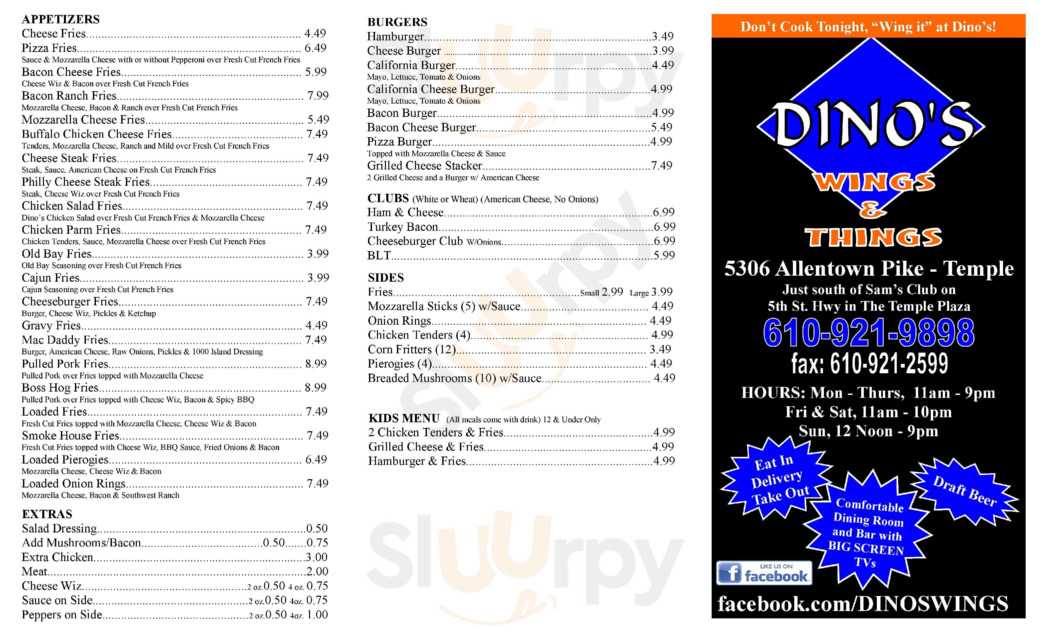 Dino's Wings & Things