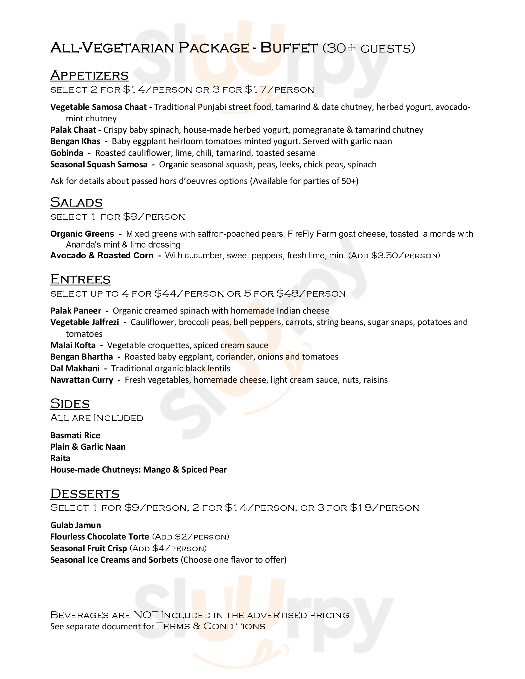 Main Menu - Ananda