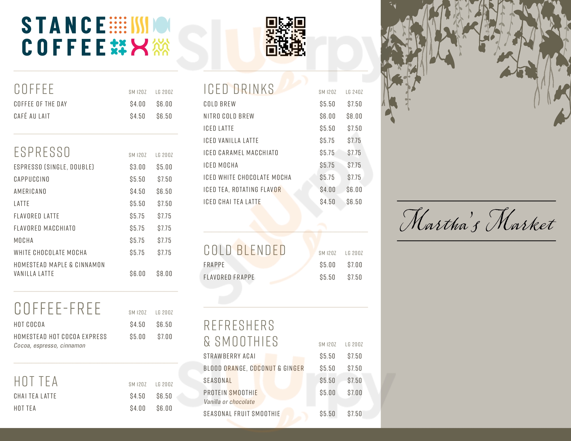 Woody's Hot Springs Menu - 1