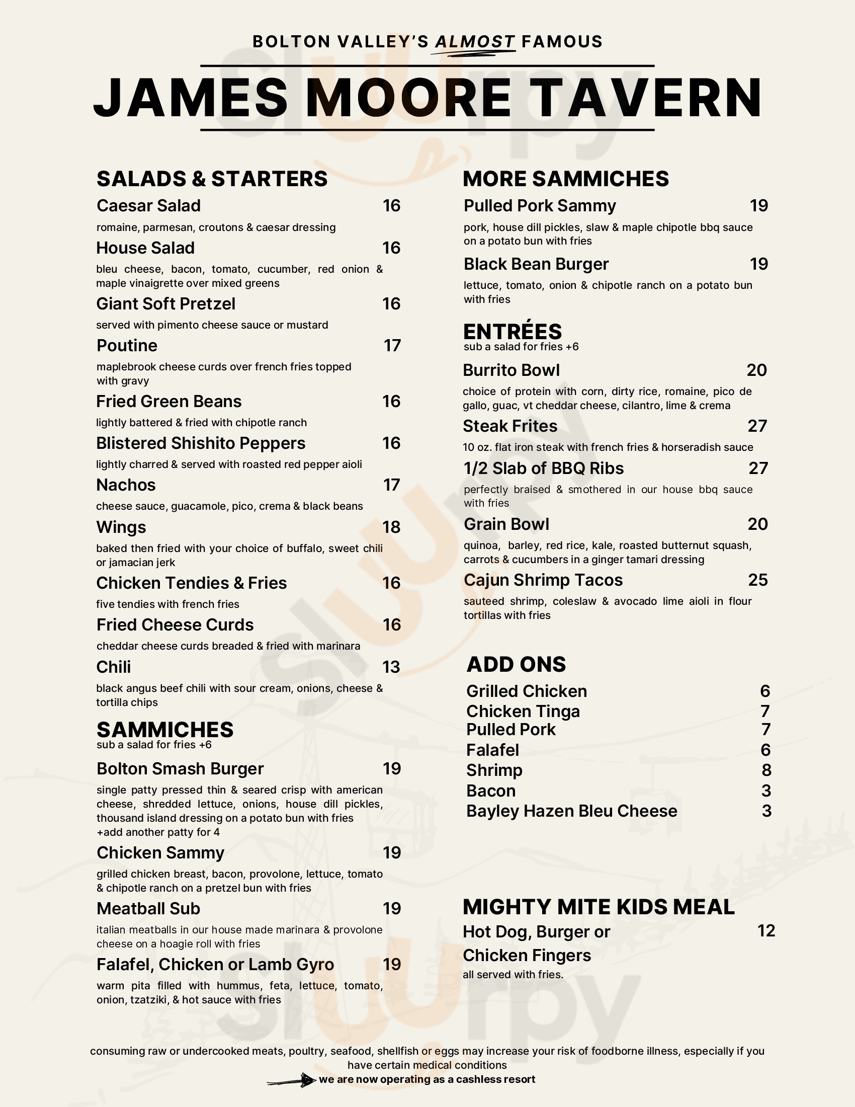 Main Menu - Fireside Restaurant