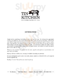 Tin Kitchen, Weston