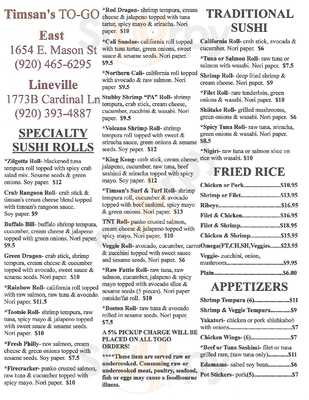 Timsan's Japanese Steak House Lineville