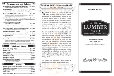 Lumber Yard Restaurant