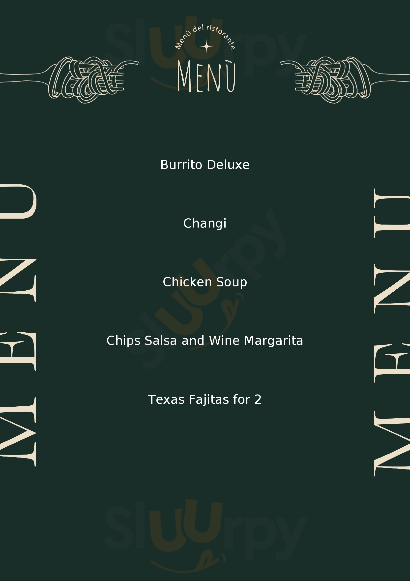 Menu Fuudies - El Agave Mexican Restaurant