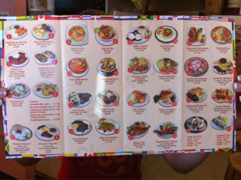 Pupuseria Morazan menu