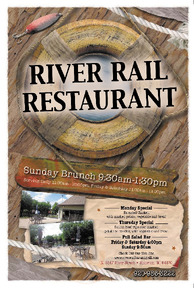 River Rail Bar & Banquet Hall menu