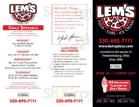 Lem's Pizza, Apple Creek