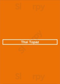 Thai Topaz menu