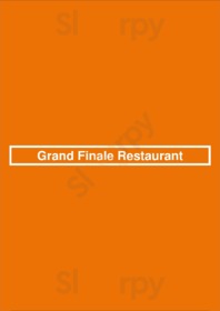 Grand Finale Restaurant menu