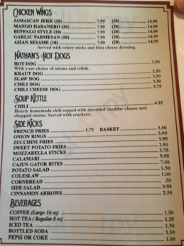 1998 Grill menu