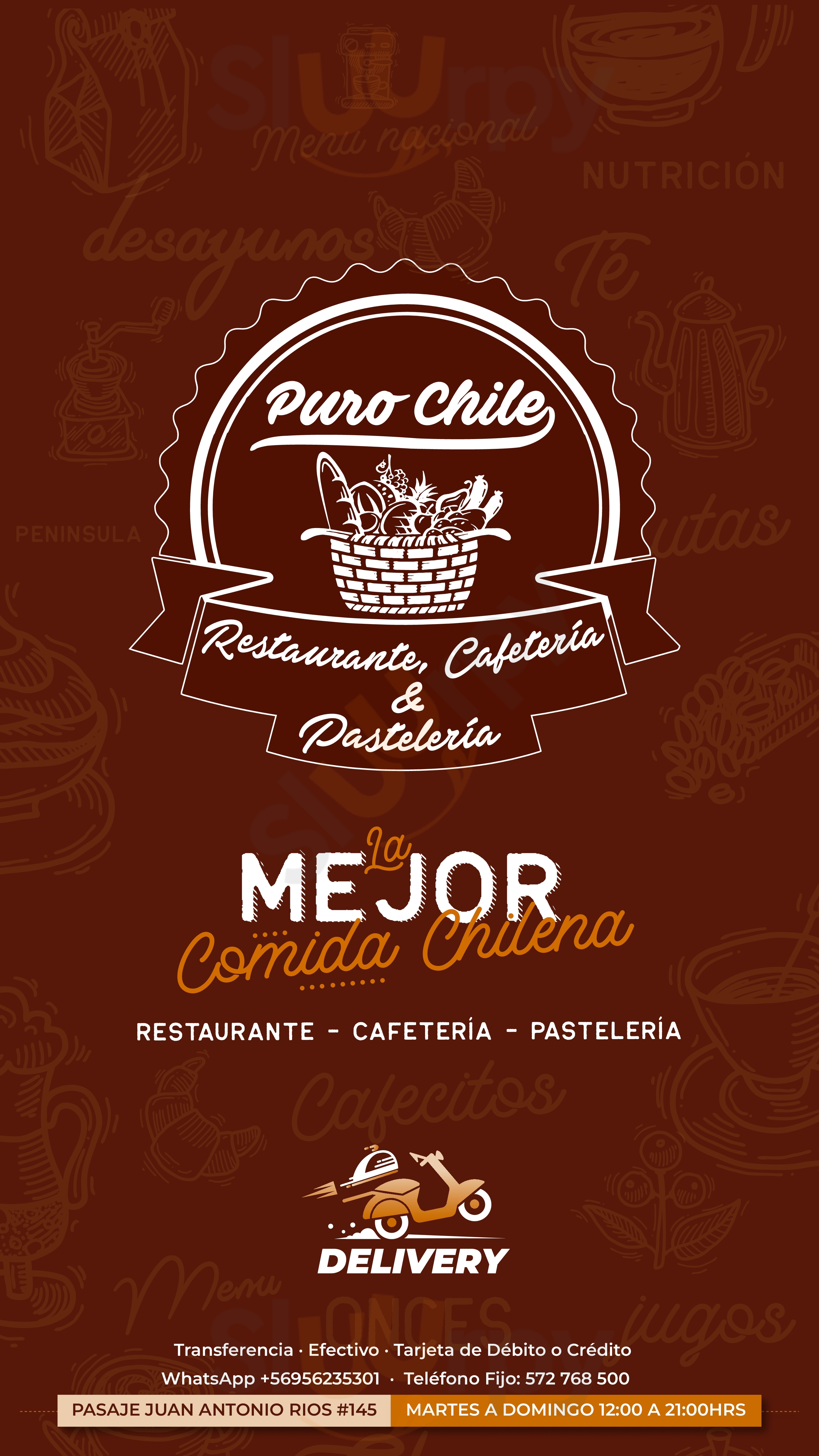 Purochile Restaurant, Pastelería Y Cafetería Iquique Menu - 1