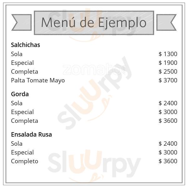 Fuente Alemana Alameda Santiago Menu - 1