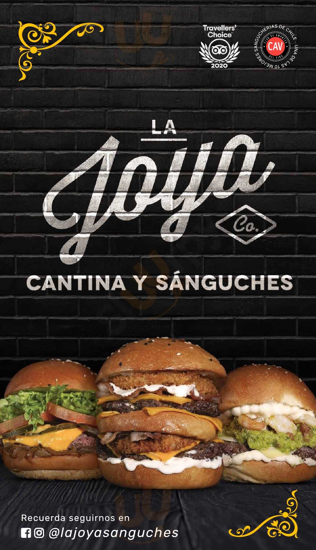 La Joya Sanguches Restaurant Valparaiso Menu - 1