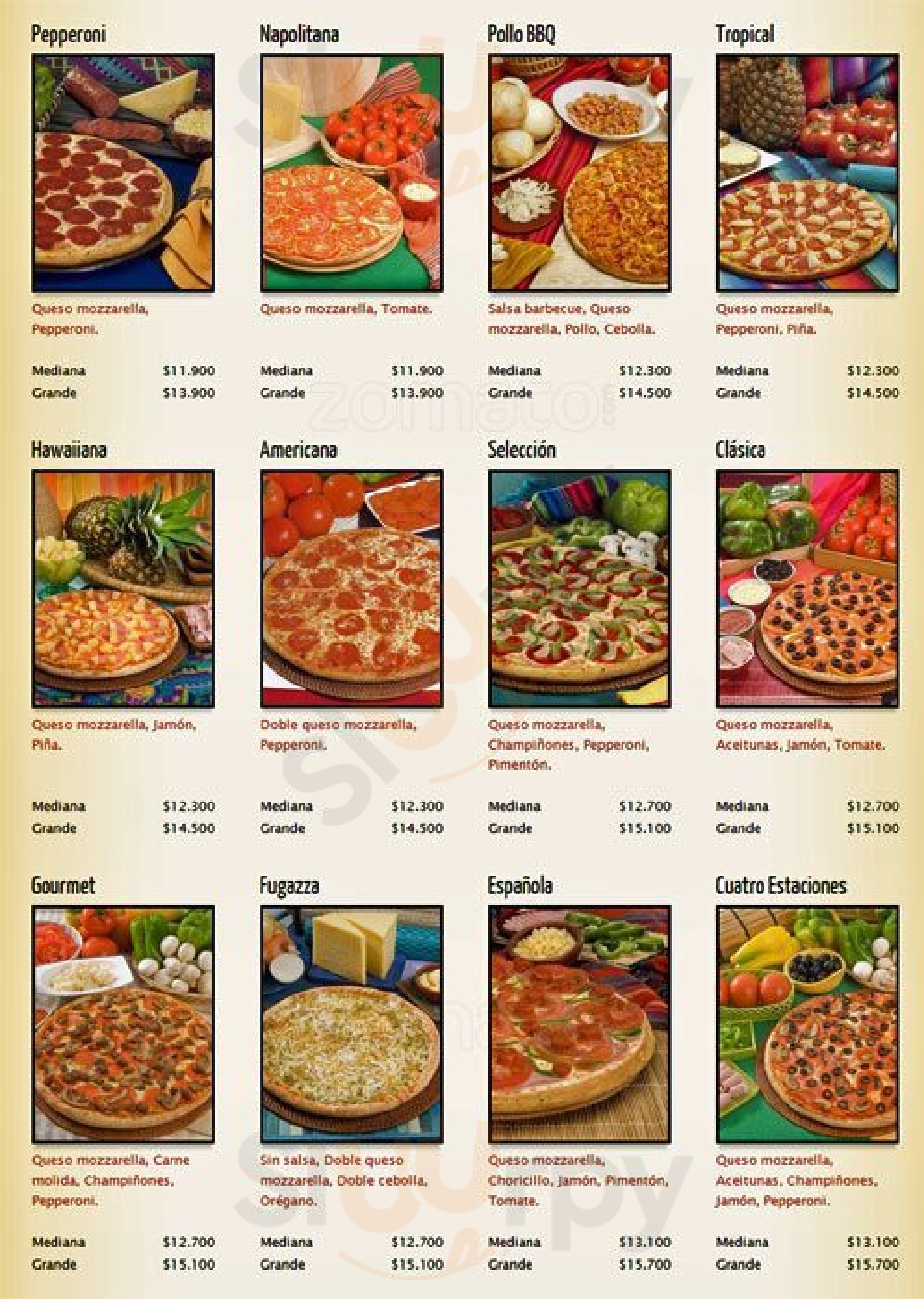 Pizza Pizza Florida Menu - 1