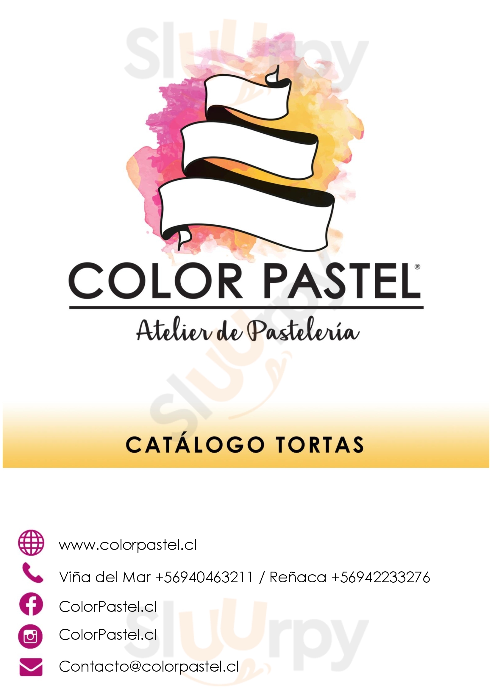 Color Pastel, Atelier De Pasteleria Viña del Mar Menu - 1