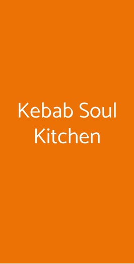 Kebab Soul Kitchen, Caltanissetta