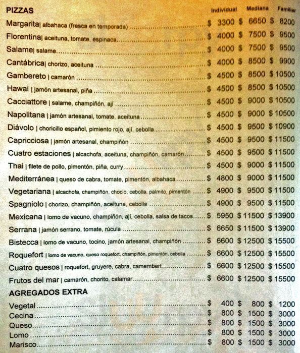 Emporio Del Barrio Santiago Menu - 1