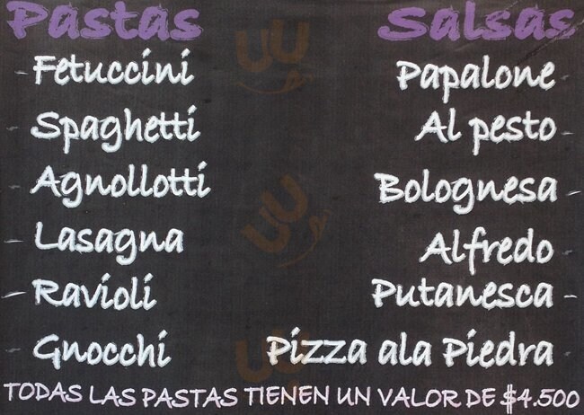 Di Simoncelli Santiago Menu - 1