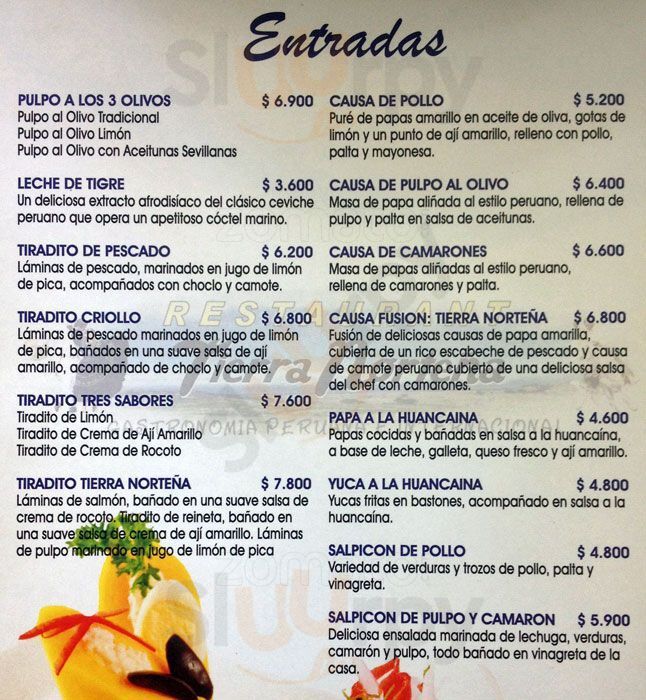 Tierra Norteña Santiago Menu - 1