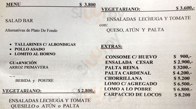 Los Comensales De Siempre Santiago Menu - 1