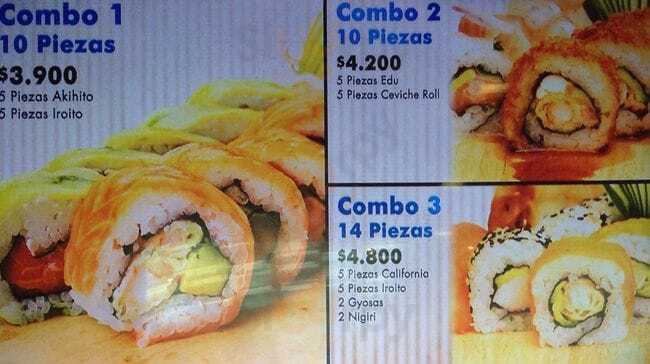 Sushi Blues Express Santiago Menu - 1