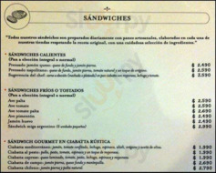 Lo Saldes menu