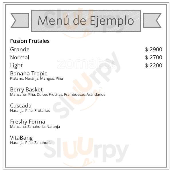 Freshy Santiago Menu - 1