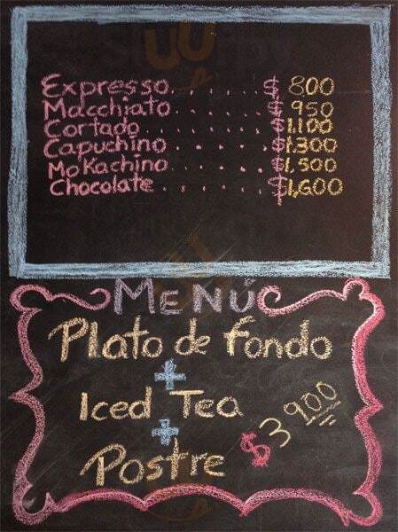 Soho Cafe Santiago Menu - 1